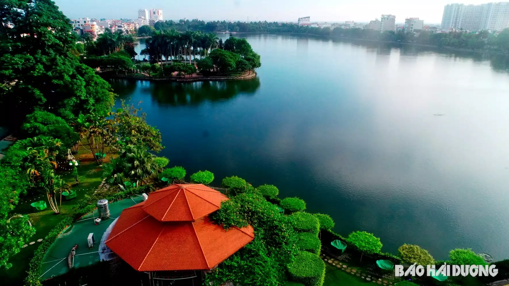 Công viên Bạch Đằng - Góc trữ tình và bình yên giữa lòng TP Hải Dương