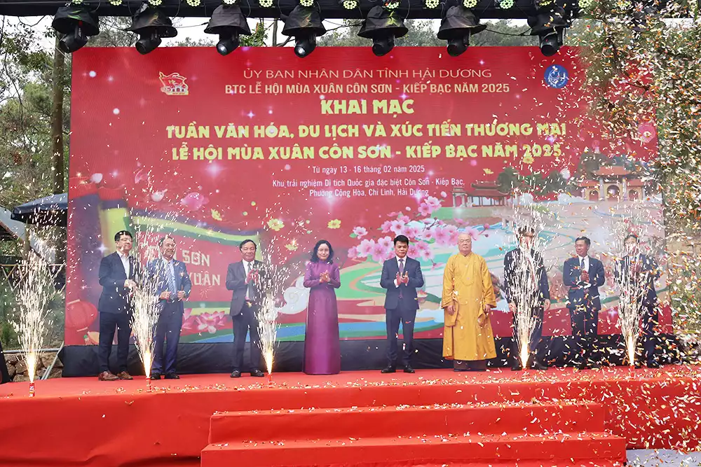 Hải Dương khai hội mùa xuân Côn Sơn - Kiếp Bạc 2025